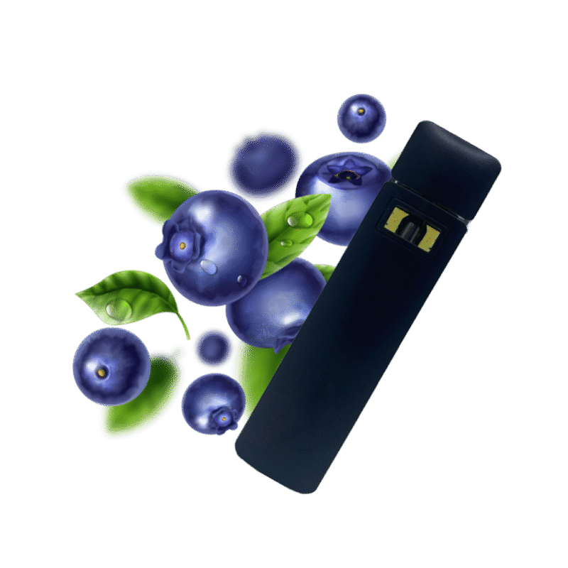 THC Vape - Blue - Blueberry Cookies - THC Zen Vapes